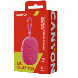 Canyon Boxa portabila OnMove 12 IPX7 TWS Pink
