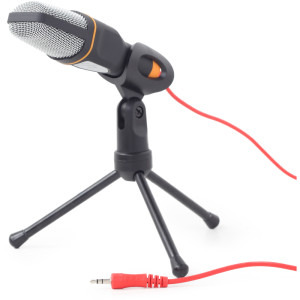 Gembird MIC-D-03, suport tip trepied, Negru