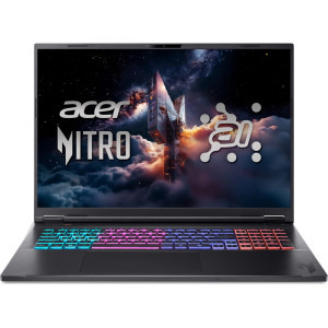 Acer Gaming 18'' Nitro 18 AI AN18-61, WQXGA IPS 165, Procesor AMD Ryzen™ Al 7 350 (16M Cache, up to 5.0 GHz), 16GB DDR5, 1TB SSD, GeForce RTX 5060 8GB, No OS, Obsidian Black