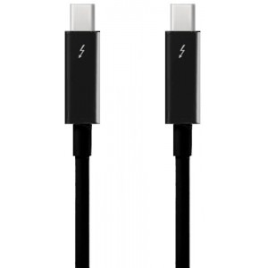 Apple Thunderbolt Male - Thunderbolt Male, 2m, negru