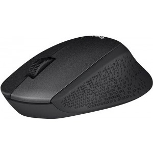 Logitech M330 Silent Plus, Wireless, Black