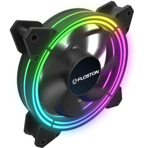 Floston HALO RGB Rainbow LED 120mm Three Fan Pack