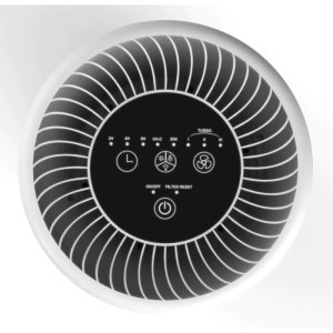 AlecoAir Purificator P15, Wi-Fi, Lampa UV, Filtru HEPA si Carbon, Ionizare, Telecomanda, Alb