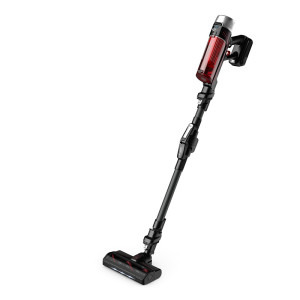 Aspirator Rowenta vertical XForce Flex 9.60 Animal Care RH2078WO, 250W, Tub Flex, Smart Control Display, baza de incarcare, 0.4L, Rosu/ negru, Rosu-Negru