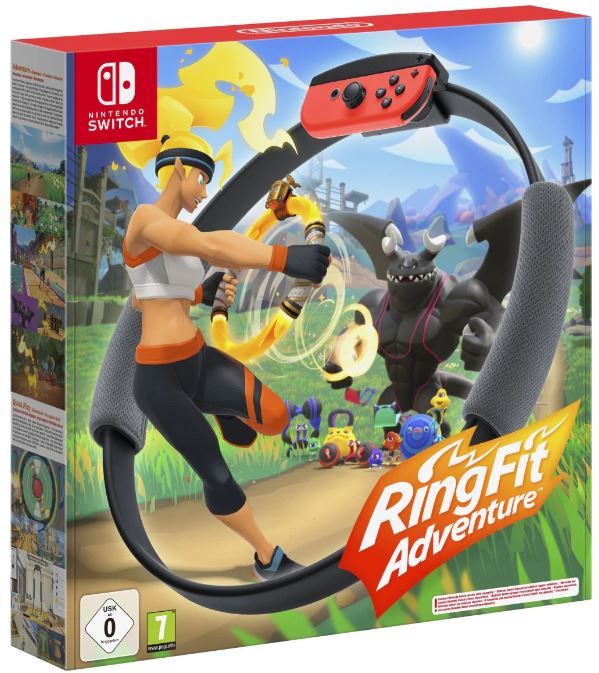 Joc Nintendo Ring Fit Adventure + Ring-Con + Leg Strap, pentru Nintendo Switch