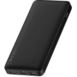 Baseus Bipow, 10000 mAh, PD 15W, 1x USB-C, 2x USB, Black