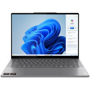 Lenovo 14.5'' Yoga Pro 7 14ASP9, 2.8K OLED 120Hz, Procesor AMD Ryzen™ AI 9 365 (24M Cache, up to 5.0 GHz), 32GB LPDDR5X, 1TB SSD, AMD Radeon 880M, Win 11 Pro, Luna Grey, 3Yr Onsite Premium Care