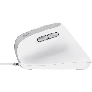 Trust Bayo II, Ergonomic, Silent click, White