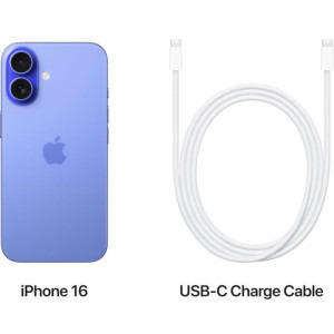 Apple iPhone 16 Plus, 256GB, 5G, Ultramarine