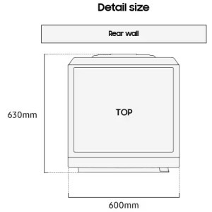 Samsung WD90DG6B85BKU4, Spalare 9 kg, Uscare 6 kg, 1400 RPM, Clasa D, Digital Inverter, AI EcoBubble, AI Wash, Hygiene Steam, Air Wash, Dozare automata detergent, Alb