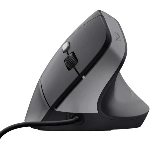 Trust Bayo II, Ergonomic, Silent click, Black