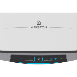 Ariston electric Velis Dune Wi-Fi 100 EU, 1500 W, 100 L, Control electronic, Functie Eco Evo, Protectie ioni de argint, Anod de magneziu, Alb