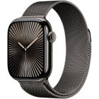SmartWatch Apple Watch Series 10, 42mm Carcasa Titanium Slate, Slate Milanese Loop, GPS + Cellular