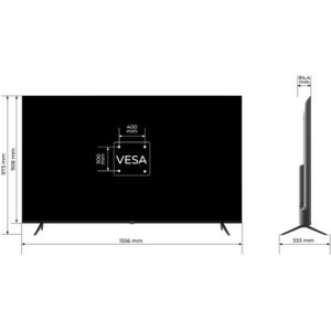KIVI Smart TV 70U760QB Seria U760QB 176cm negru 4K UHD HDR