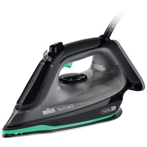 Braun Fier de calcat TexStyle 5 SI5277GR, 2700W, 50g/min, Negru/Verde