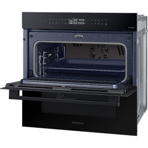 Samsung NV7B4345VAK/U2 Bespoke, Electric, 76 L, Autocuratare catalitica, Dual Cook Flex, Display, Air Sous Vide, Natural Steam, Clasa A+, Negru