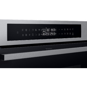 Samsung NV7B4345VAS/U2 Bespoke, Electric, 76 L, Autocuratare catalitica, Dual Cook Flex, Display, Air Sous Vide, Natural Steam, Clasa A+, Inox