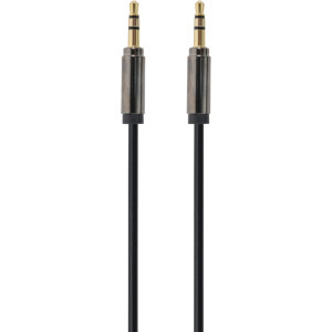 Cablu audio Gembird Jack 3.5 mm Male - Jack 3.5 mm Male, 1m, negru