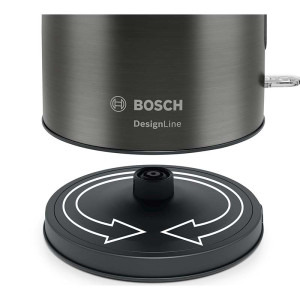 Bosch DesignLine TWK5P475, 1.7L, 2400W, Negru