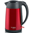 Fierbator Bosch DesignLine TWK4P434, 1.7L, 2400W, Rosu-Gri