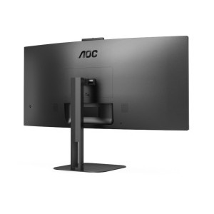 AOC CU34V5CW/BK 34 inch UWQHD VA 1 ms 100 Hz Webcam USB-C FreeSync