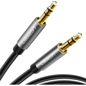 Ugreen AV119, Jack 3.5 mm Male - Jack 3.5 mm Male, 2m, negru-gri