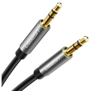 Ugreen AV119, Jack 3.5 mm Male - Jack 3.5 mm Male, 2m, negru-gri