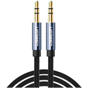 Ugreen AV112, Jack 3.5 mm Male - Jack 3.5 mm Male, 1.5m, negru-albastru