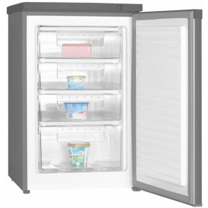 Heinner Congelator HFF-HM91SE++, 91 L, Clasa E, Control mecanic, 85 cm, Argintiu