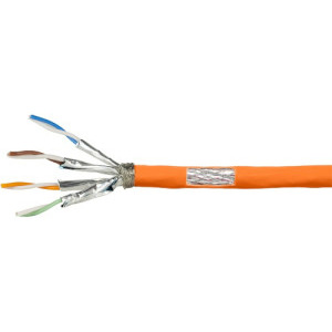 Cablu retea Logilink CAT7 Stranded Cable S/FTP 100 m Orange