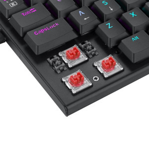 Redragon Anivia Black RGB Mecanica Red Switch
