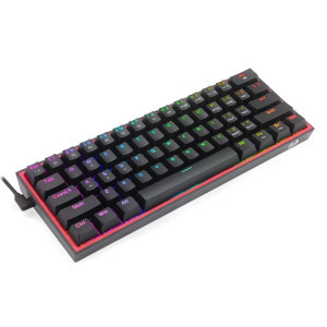 Redragon Fizz Black RGB Mecanica Red Switch