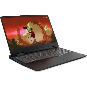 Lenovo Gaming 15.6'' IdeaPad 3 15ARH7, FHD IPS 120Hz, Procesor AMD Ryzen™ 5 7535HS (16M Cache, up to 4.55 GHz), 16GB DDR5, 512GB SSD, GeForce RTX 2050 4GB, No OS, Onyx Grey