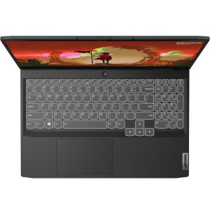 Lenovo Gaming 15.6'' IdeaPad 3 15ARH7, FHD IPS 120Hz, Procesor AMD Ryzen™ 5 7535HS (16M Cache, up to 4.55 GHz), 16GB DDR5, 512GB SSD, GeForce RTX 2050 4GB, No OS, Onyx Grey