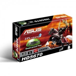 ASUS Radeon HD5670 1GB DDR3 128-bit