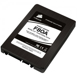 Corsair Force Series A 80GB SATA-II 2.5 inch + adaptor 2.5" - 3.5"