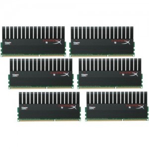 HyperX T1 Black 24GB DDR3 1600MHz CL9 Triple Channel Kit