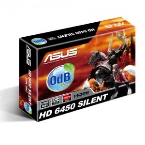 ASUS Radeon HD6450 Silent 512MB DDR3 32-bit low profile