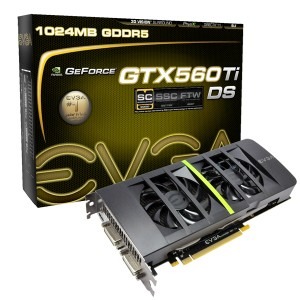 EVGA GeForce GTX 560 Ti SuperClocked DS 1GB GDDR5 256-bit