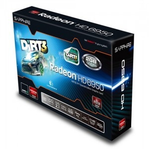 Sapphire Radeon HD6950 2GB GDDR5 256-bit DiRT3 Edition