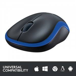 Logitech M185, Wireless, Blue