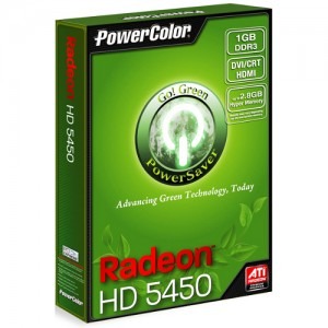 PowerColor Radeon HD5450 Go! Green v2 1GB DDR3 64-bit