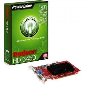 PowerColor Radeon HD5450 Go! Green v2 1GB DDR3 64-bit