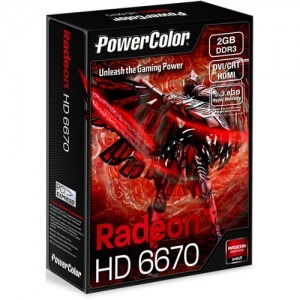 PowerColor Radeon HD6670 2GB DDR3 128-bit