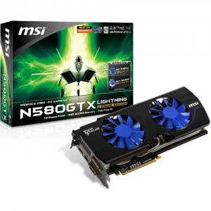 MSI GeForce GTX 580 Lightning Xtreme Edition 3GB GDDR5 384-bit