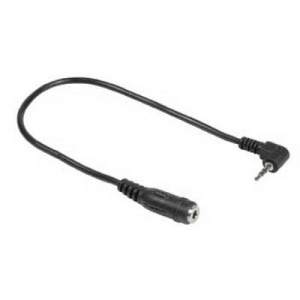 Hama Cablu 2.5 mm jack M - 3.5 mm jack F, 0.2m, Negru