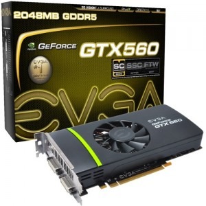 EVGA GeForce GTX 560 FTW+ Superclocked 2GB GDDR5 256-bit