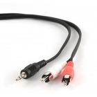 Gembird Jack 3.5 mm Male - 2x RCA Male, 2.5m