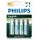 Philips LongLife 4x AA R6 blister