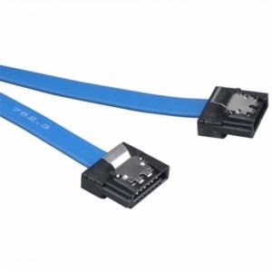 AKASA Cablu SATA M - SATA M, 30cm, albastru
